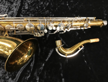 Photo Beautiful King Zephyr Tenor Sax in ORIGINAL LACQUER - Serial # 443611